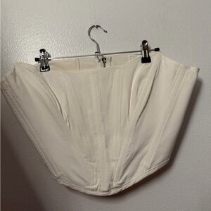 House of CB White Corset top